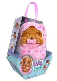 Imc Toys Peluche Baby Paws Cocker Nouveau-né avec Son et Sac Personnalisé 10,30x19x11,20 cm