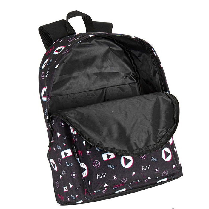 PERONA - Mochila TikTok 42 cm avec compartiment principal, poches et dos ergonomique - Sac à dos de voyage et scolaire