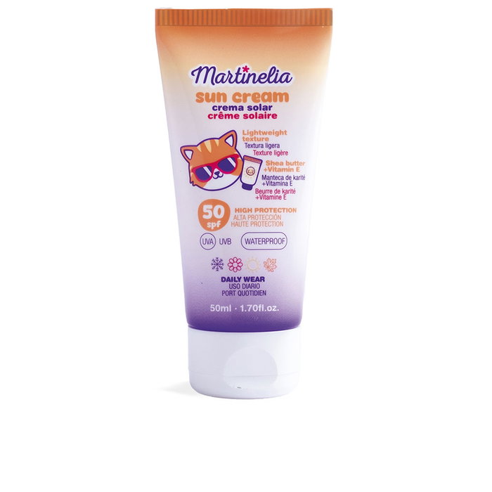 Martinelia Crème Solaire Waterproof SPF50 50 ml - Protection UVA/UVB pour Peaux Sensibles des Enfants Martinelia Crème Solaire Waterproof SPF50 50 ml - Protection UVA/UVB pour Peaux Sensibles des Enfants