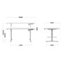 Bureau Mark Adler MA-Leader 7.6 White Blanc