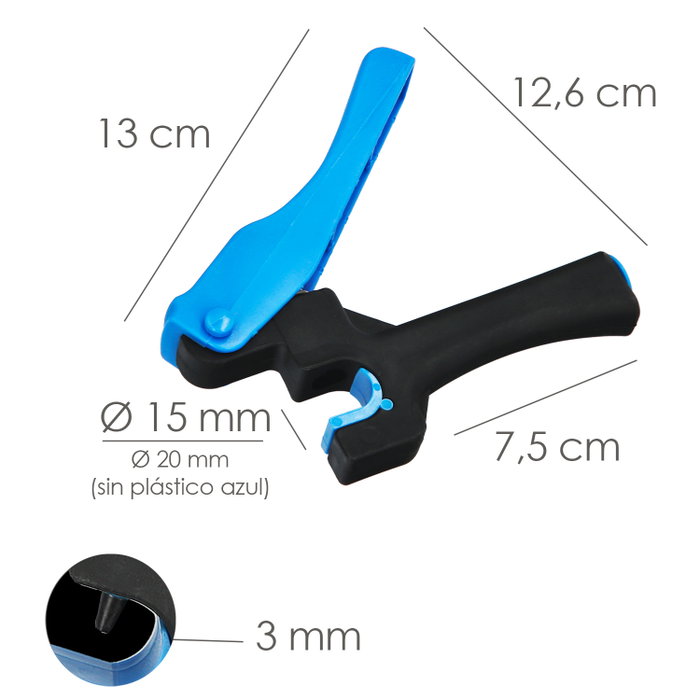 WOLFPACK LINEA PROFESIONAL Pistolet perceur pour microtubes d'irrigation Ø 3 mm WOLFPACK LINEA PROFESIONAL Pistolet perceur pour microtubes d'irrigation Ø 3 mm