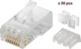 MicroConnect KON503-50 Fiche modulaire RJ45 CAT5e 8P8C