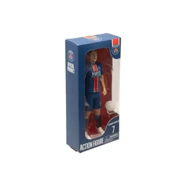 Megableu Figurine articulée PSG Khvicha Kvaratskhelia - Numéro 7 - 20 cm - Langue française - MEGABLEU