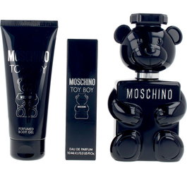 Moschino Coffret Cadeau Toy Boy Eau de Parfum 100ml + Gel Douche 100ml + Mini Eau de Parfum 10ml 3 Pièces