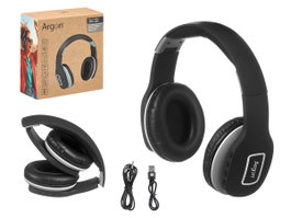 Argon Casque Bluetooth Pliable Noir Plastique 18x7x18 cm (Set de 8)