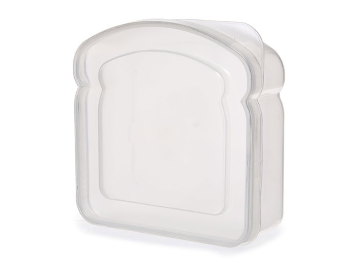 LEKNES Porte-sandwich en plastique transparent 410ml