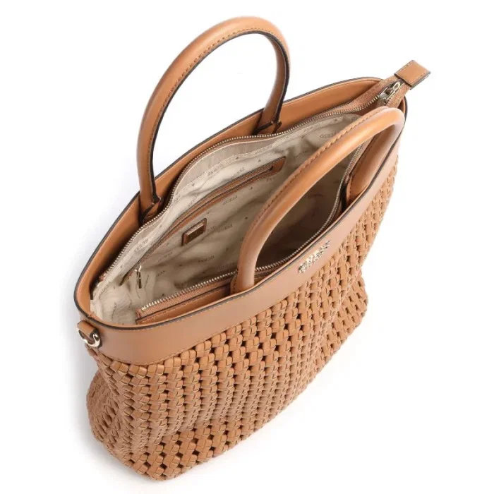 Guess Sicilia Sac à main en textile Cognac