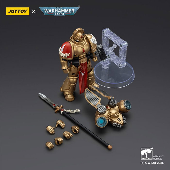 Joy Toy (CN) Warhammer 40,000: Combat Patrol Blood Angels Sanguinary Guard 2 avec Angelus Boltgun et Encarmine Spear 20 cm