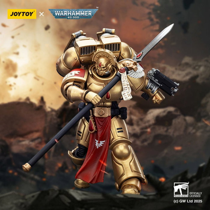 Joy Toy (CN) Warhammer 40,000: Combat Patrol Blood Angels Sanguinary Guard 2 avec Angelus Boltgun et Encarmine Spear 20 cm