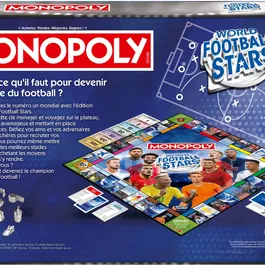Winning Moves - Monopoly World Football Stars - Jeu de société - Édition Joueurs Légendaires - Des 8 ans