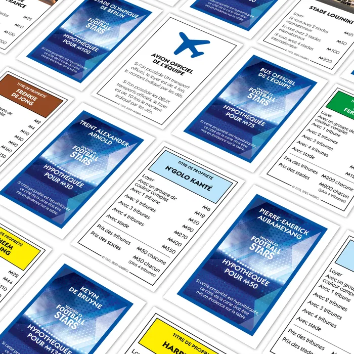 Winning Moves - Monopoly World Football Stars - Jeu de société - Édition Joueurs Légendaires - Des 8 ans