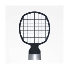 Bifull Peine Twist Racket - Peigne rotatif pour définition des boucles et cheveux afro, 2 en 1, facile à utiliser et à nettoyer (18,5x12 cm)