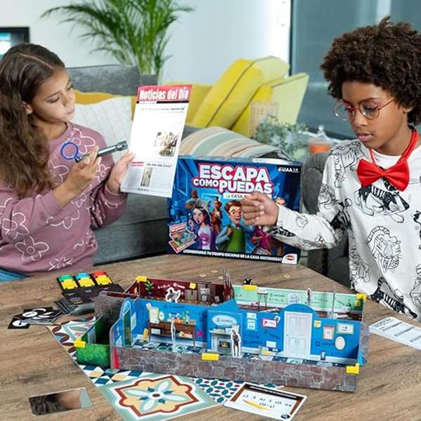 Bizak Juego escapa como puedas - Jeu d'évasion et d'enquête en espagnol - Mystère dans la maison - À partir de 8 ans