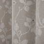 BigBuy Home Rideau Gris Fleurs 140 x 260 cm