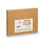GIFTDECOR Set de 2 plateaux rectangulaires floraux