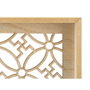 GIFTDECOR Set de 2 plateaux rectangulaires floraux