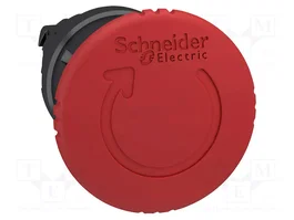 SCHNEIDER ELECTRIC Commutateur de sécurité Harmony XB4 rouge 22mm 2 positions stables