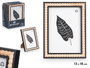 GIFTDECOR Porte-photos Noir avec motifs billes 13 x 18 cm