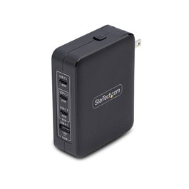 Startechcom Chargeur Muraille Portable GaN 140W USB-C/USB-A Power Delivery 3.1 3 Ports USB-C + USB-A