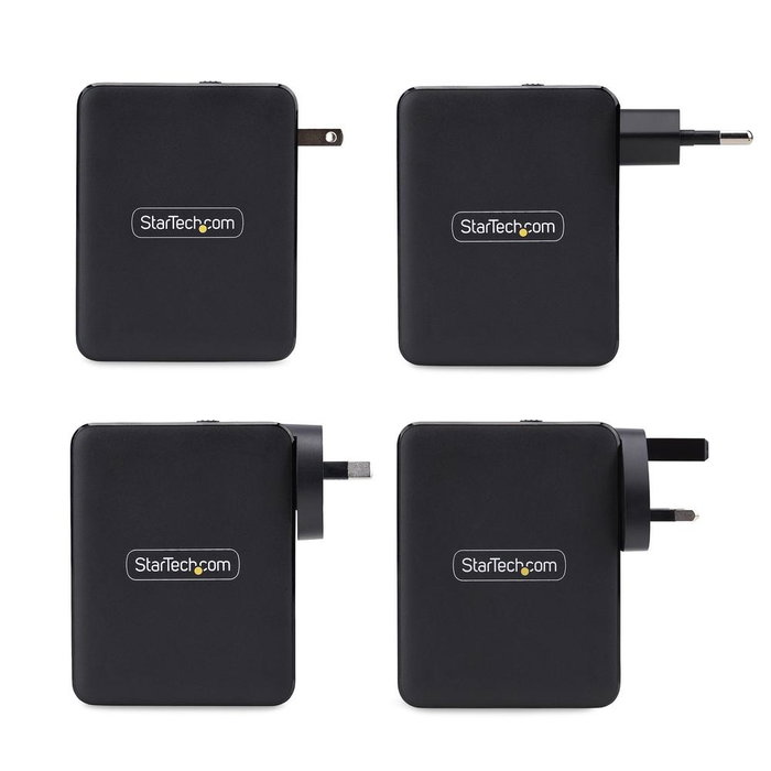 Startech 3114GCU-WALL-CHARGER Adaptateur de courant 140W GaN Startech 3114GCU-WALL-CHARGER Adaptateur de courant 140W GaN