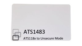Aritech ATS1483 Carte de configuration ATS118x vers mode non sécurisé