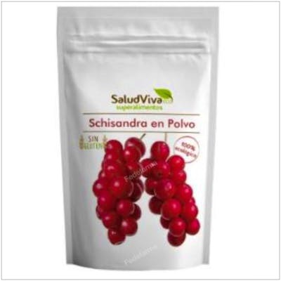 Salud Viva Schisandra en poudre 50g - Complément alimentaire vegan, sans gluten, sans lactose Salud Viva Schisandra en poudre 50g - Complément alimentaire vegan, sans gluten, sans lactose