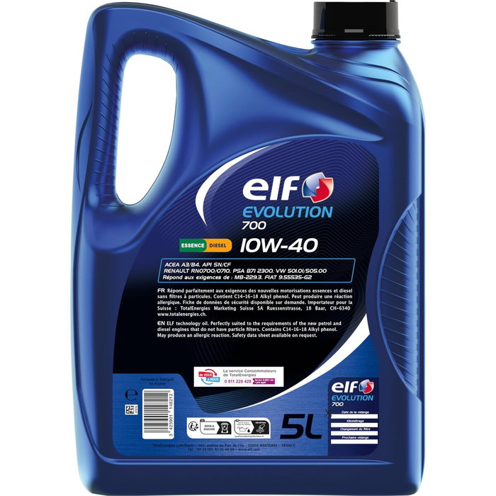 Elf Evolution 700 10W-40 5L