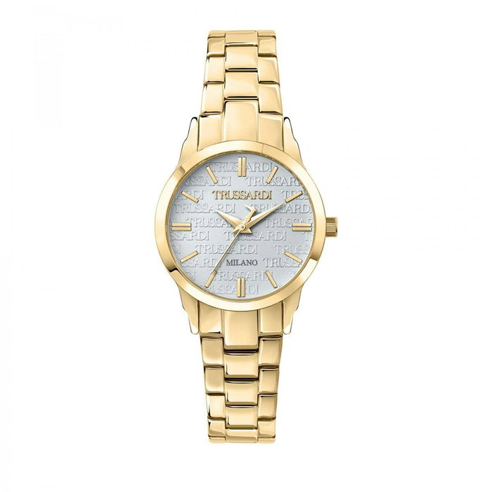 Trussardi R2453141507 avec bracelet doré et cadran bleu