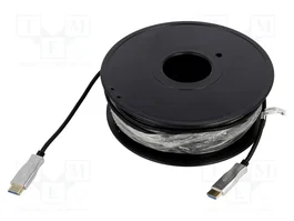 GOOBAY Câble HDMI Optique 50m Noir