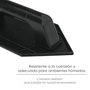 WOLFPACK LINEA PROFESIONAL Talocha Plastico Punta Mango Redondo 26x14 cm Negro Con Alveolos
