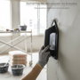WOLFPACK LINEA PROFESIONAL Talocha Plastico Punta Mango Redondo 26x14 cm Negro Con Alveolos