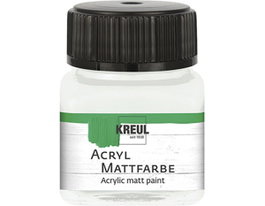 Kreul Peinture acrylique blanc pastel mate 20ml