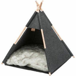 Trixie Abri Tipi en Feutre Anthracite 55 × 65 × 55 cm