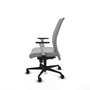 Piqueras Y Crespo Albacete Chaise de bureau exécutive, Gris clair, Mécanisme Sincro