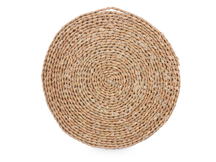 Kinvara Set de 1 Salvamantel Rond 35 cm en Fibre de Maïs Naturel – Protège-Table (Set de 12)