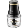 Sencor SCB 4000BK - Hachoir électrique avec 4 lames titane doré et accessoire fouet, Noir