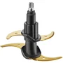 Sencor SCB 4000BK - Hachoir électrique avec 4 lames titane doré et accessoire fouet, Noir