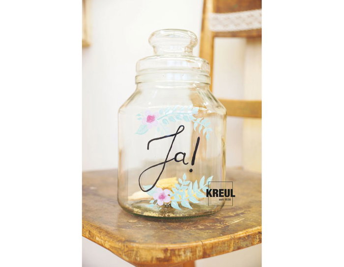 Kreul Set de 6 peintures Glass & Porcelain Chalky mate