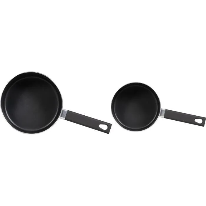 Livoo Set de 2 Casseroles Antiadhésif Sans PFOA MEP154R - Diamètres 18 et 20 cm - Manche Silicone - Compatibles Tous Feux Dont Induction Livoo Set de 2 Casseroles Antiadhésif Sans PFOA MEP154R - Diamètres 18 et 20 cm - Manche Silicone - Compatibles Tous Feux Dont Induction