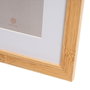 BigBuy Home Cadre photo Blanc Naturel Verre Bois MDF