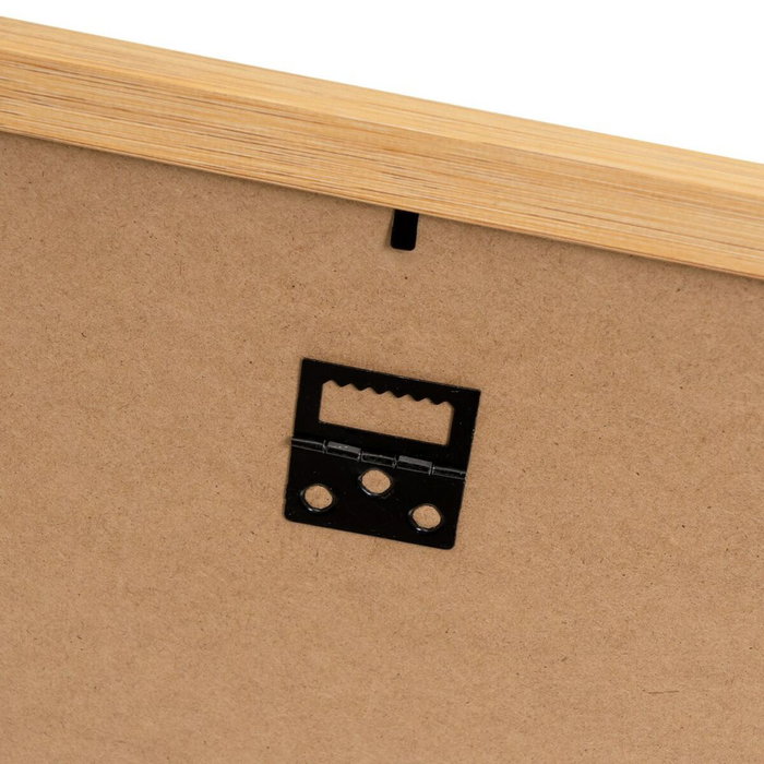 BigBuy Home Cadre photo Blanc Naturel Verre Bois MDF BigBuy Home Cadre photo Blanc Naturel Verre Bois MDF