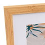 BigBuy Home Cadre photo Blanc Naturel Verre Bois MDF