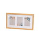 BigBuy Home Cadre photo Blanc Naturel Verre Bois MDF