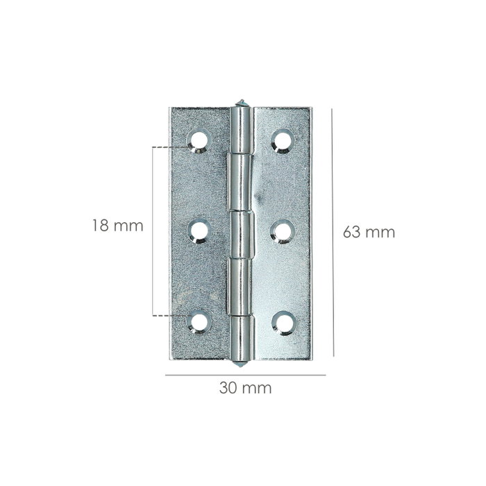WOLFPACK LINEA PROFESIONAL Charnière 5005 zinguée 2-1/2 inch