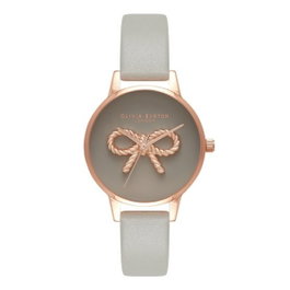 Olivia Burton OB16VB04 - Montre analogique rose et grise