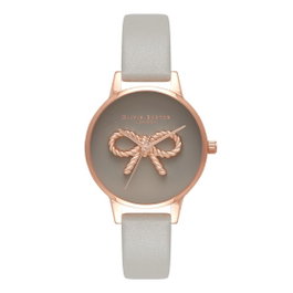 Olivia Burton OB16VB04 Vintage Bow Rose et Gris