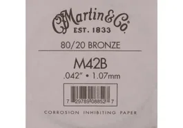Martin Cuerda Acústica Entorchada Bronze 80/20 - 042 (Set de 12) (Set de 12)