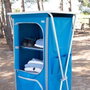 Color Baby - Étagère pliable pour camping et extérieur, dimensions 62 x 53 x 140 cm (L x P x H)