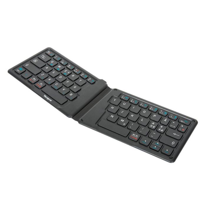 Targus Clavier Bluetooth 5.1 Français AZERTY pliant et ergonomique avec protection antimicrobienne DefenseGuard - Autonomie 36h - Compatible iOS, Android, Windows Targus Clavier Bluetooth 5.1 Français AZERTY pliant et ergonomique avec protection antimicrobienne DefenseGuard - Autonomie 36h - Compatible iOS, Android, Windows
