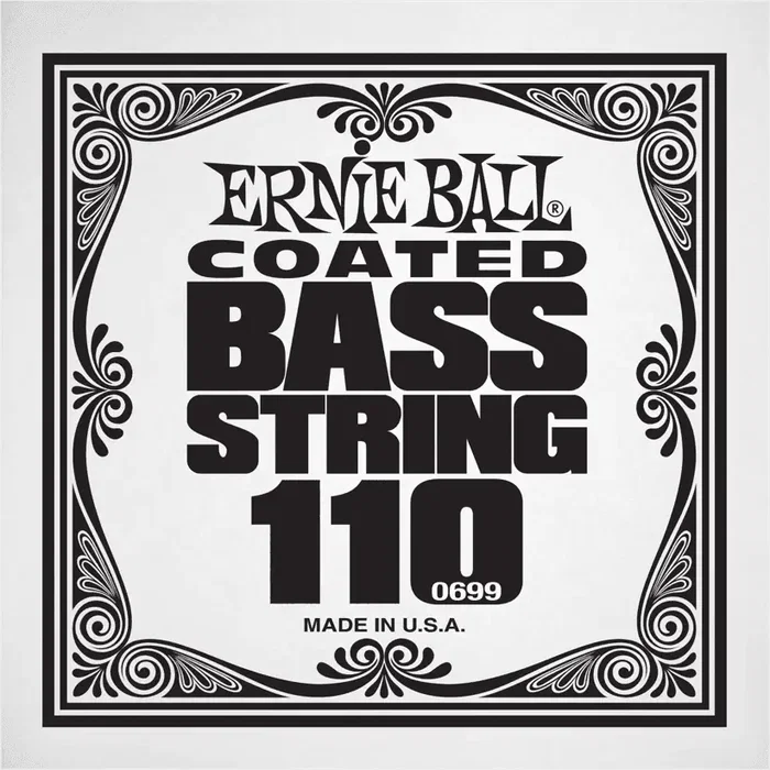 ERNIEBALL Corde de basse Slinky Coated entorchée 110 ERNIEBALL Corde de basse Slinky Coated entorchée 110